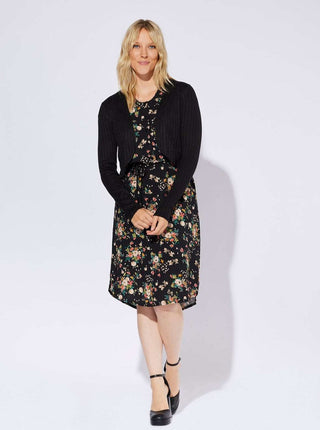 CHERRY BOBIN Boléro Ari - Tricot Noir