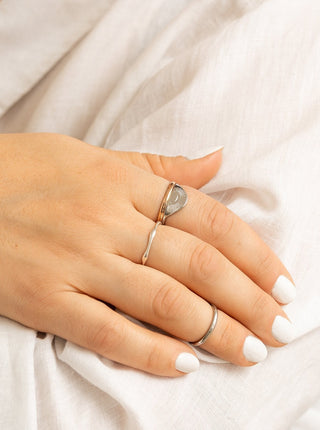 Bague argent. Montreal designer boutique.