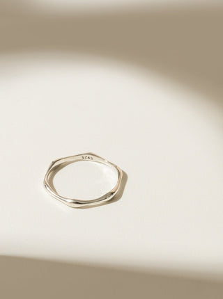 Bague argent. Montreal designer boutique. 