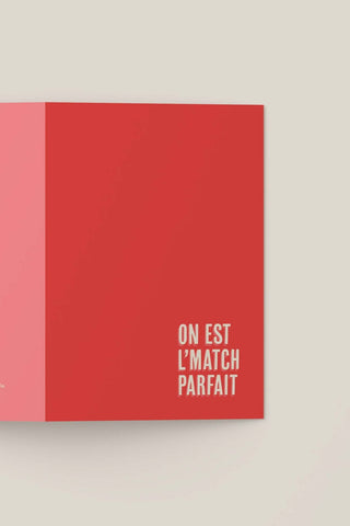 LAURIE-ANNE Greeting Card - We are the perfect match