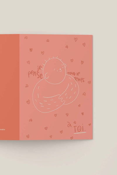 LAURIE-ANNE Greeting Card - I think of you all the time