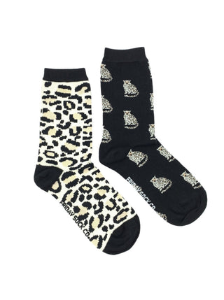 chaussettes pour femmes Leopard et Leopard Spots. Idée cadeau. 