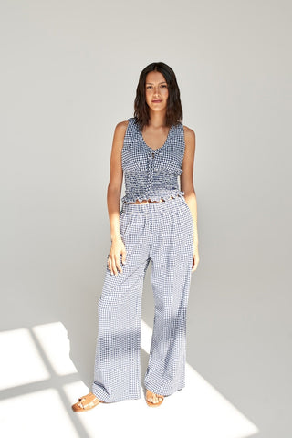 DAILYSTORY Pantalon Cléo - Vicky Navy