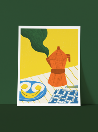 ANNE JULIE DUDEMAINE Poster Two Banana Eggs