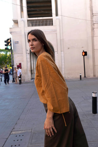 MAS Blouse Monaco - Tumeric