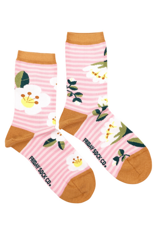 FRIDAY SOCK CO. Socks - Pink Stripes 