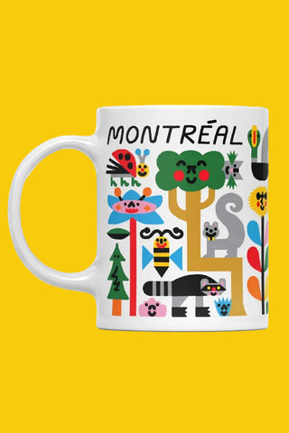 PAPEROLE Tasse Montréal - Faune et Flore