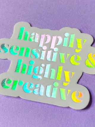 FOONIE Happily Sensitive Sticker
