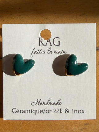 KAG Heart Earrings
