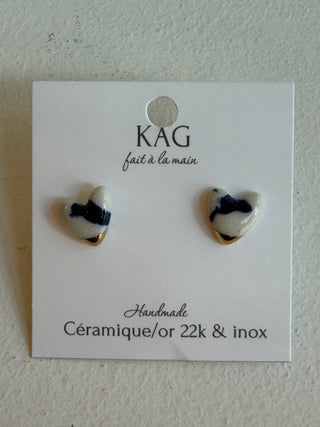 KAG Heart Earrings