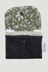 Jeans Brut - Fleurs Verte