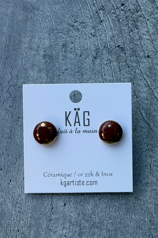 KAG Abstract Ceramic Earrings