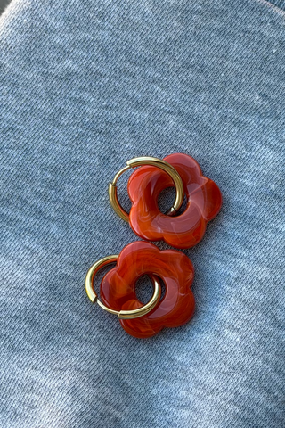 GOOD MORNING Flower Earrings