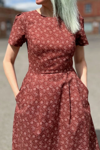 BIRDS OF NORTH AMERICA Buttonquail Dress - Parlor