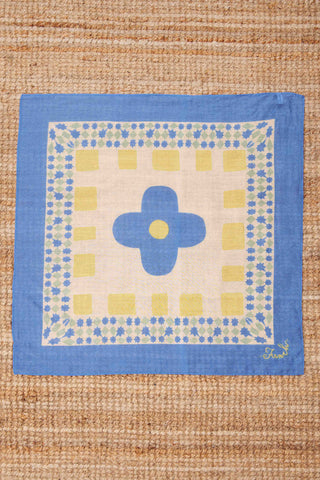 FRNCH PARIS Plitvice Scarf - Azure Blue