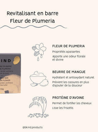 BKIND Revitalisant en Barre - Cheveux Frisé ou Bouclé, fait localement à Montréal, Québec.