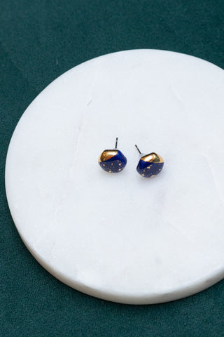 KAG Hexagon Ceramic Earrings