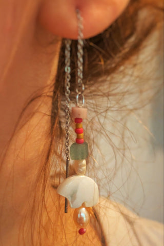 KAJOU Bear Dangle Earrings