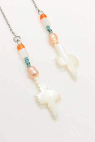 KAJOU Bird Dangle Earrings