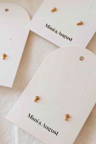 MIMI &amp; AUGUST Earrings - Small Mushrooms