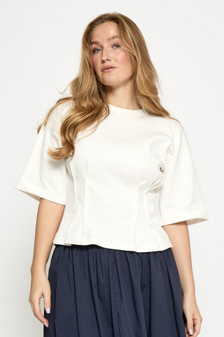 MINUS T-shirt Juniana - Cloud Dancer