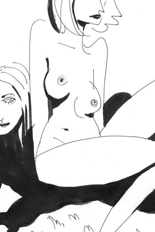 FRED JOURDAIN Poster Flâneuses