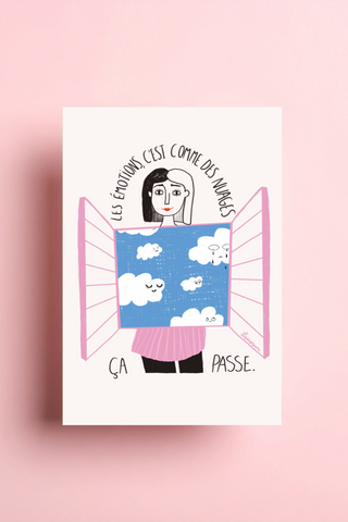 LISANOSAURUS Postcard - Emotions