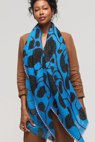 PRINCESS &amp; DRAGON Gemma Scarf - Electric Blue