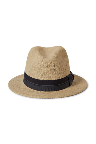 BRIXTON Roma Hat - Natural and Black