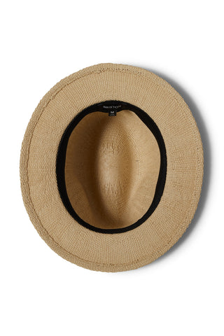 BRIXTON Roma Hat - Natural and Black