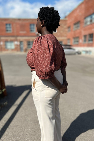 BIRDS OF NORTH AMERICA Robin Blouse - Parlor