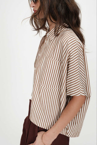GRACE & MILA Chemise Vercia - Mocha