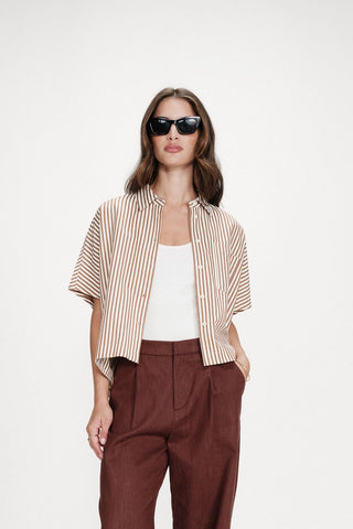 GRACE & MILA Chemise Vercia - Mocha