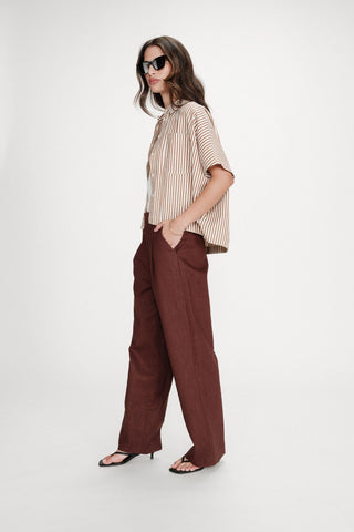 GRACE & MILA Chemise Vercia - Mocha