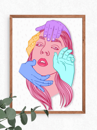 CHARLIE BOURDEAU Impression Métaphore de l'Anxiété