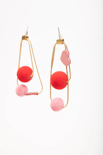 VEINAGE Hidden Love Earrings