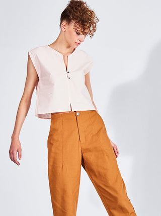 DAGG &amp; STACEY Annie Top - Pink Striped