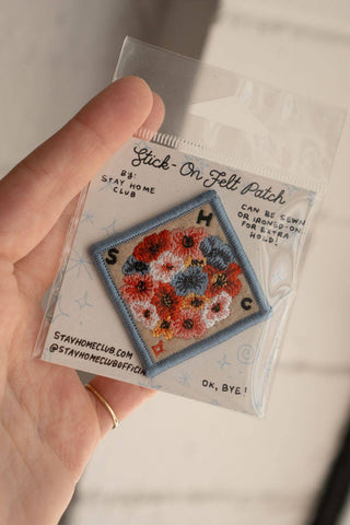 STAY HOME CLUB Patch - Flowers