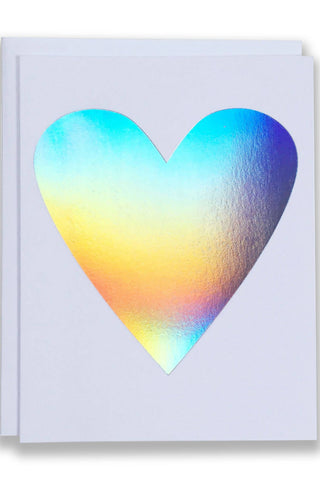 BANQUET WORKSHOP Heart Hologram Card