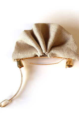 GIBOU Linen Shell Barrette