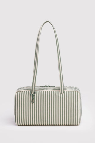 BAGGU Sac Bowler Petit - Sage Stripe