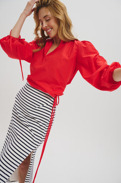LELE DEBALTZAC Colette Blouse - Red