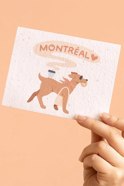 BKIND Plantable Card - Walk in Montreal