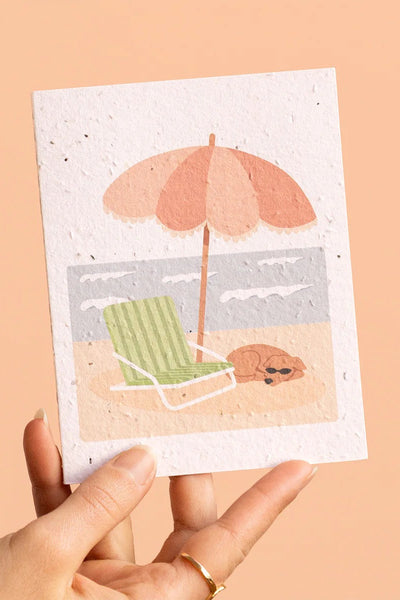 BKIND Plantable Card - Seaside Siesta
