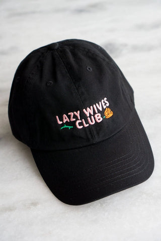 STAY HOME CLUB Casquette Lazy Wives Club - Noir