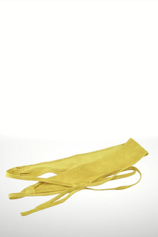 ITALIAN'S LEATHER Suede Scarf Belt