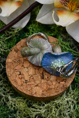 MYCẼA Boucles d'Oreilles Botanica Orchidia