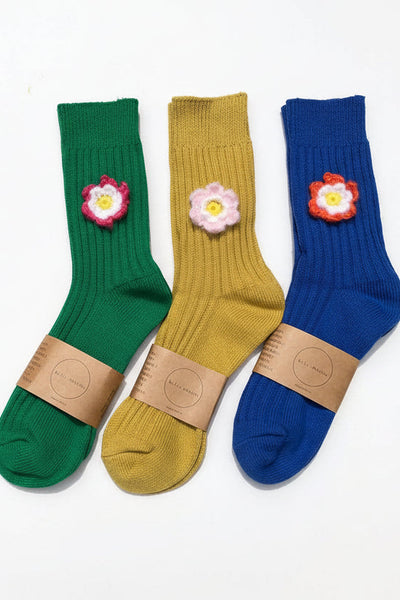 BILLY BAMBOO Chaussette en Coton Jonquille