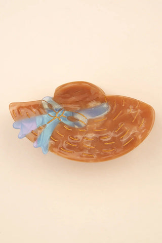 COUCOU SUZETTE Hair Clip - Straw Hat