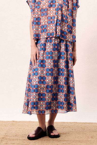 FRNCH PARIS Rigel Skirt - Azulejos